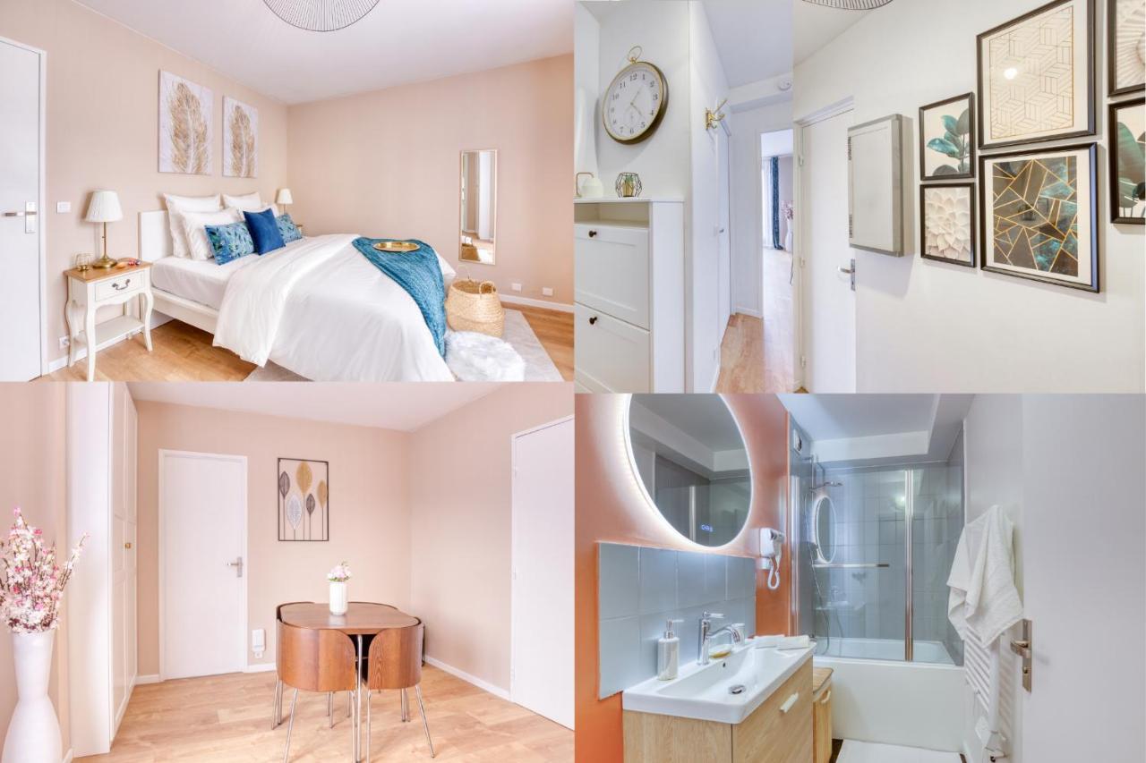 Studio Hotel - Lit King Size - Parking - Wifi - Proche Cdg Livry-Gargan Εξωτερικό φωτογραφία